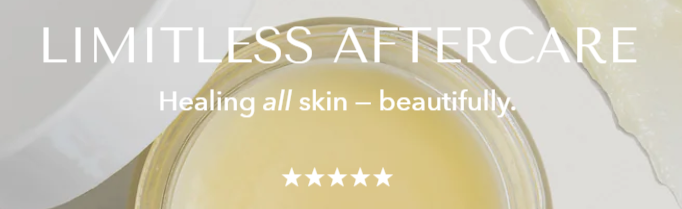 healing skin balm and aftercare